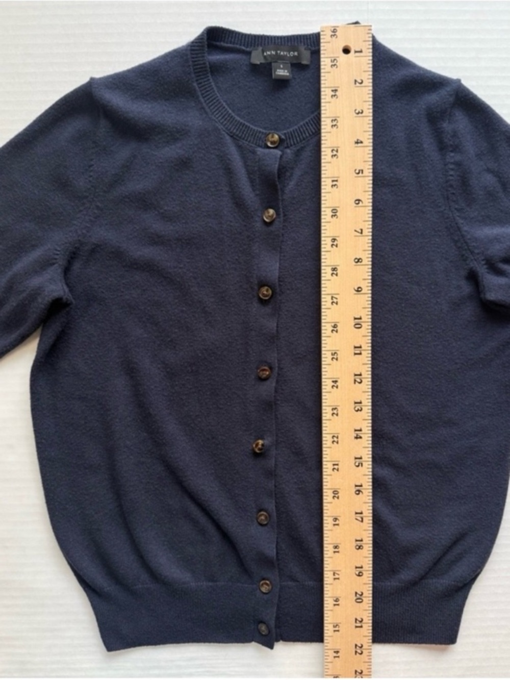 Ann Taylor Cardigan Night Sky (Navy Blue) - Small - Picture 5 of 7